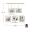 Umbra Matte Brass Exhibit Gallery Picture Frame Set